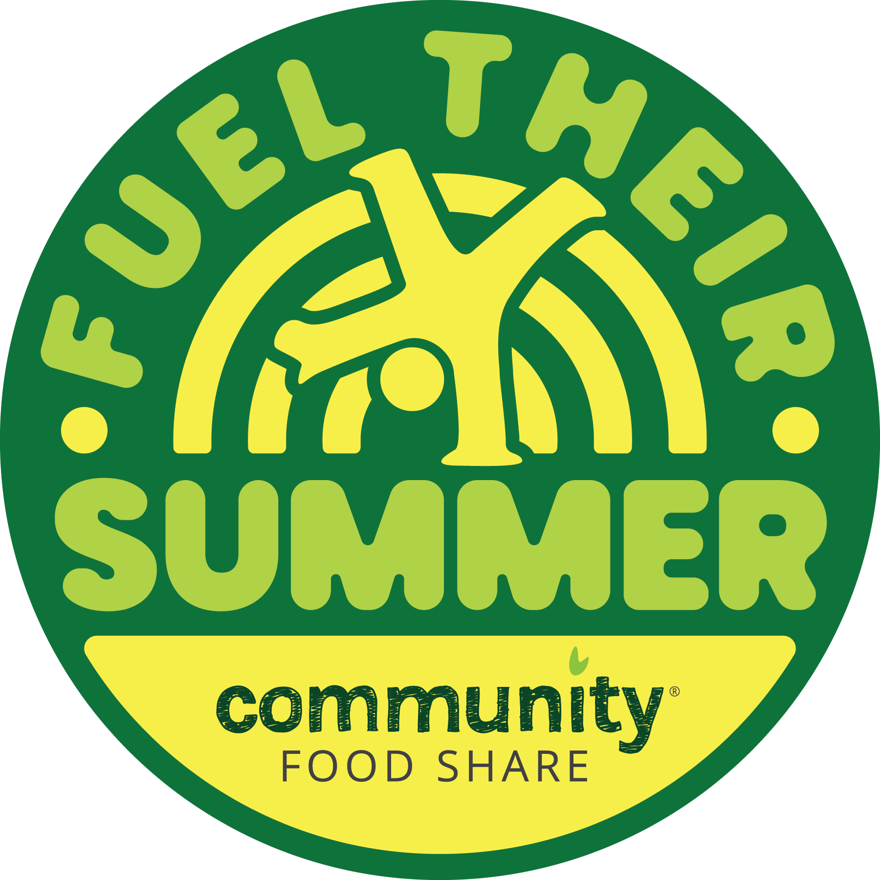 Fuel Their Summer - Community Food Share Logo